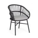 OLIVEDAS exkluzív kültéri szék - szürke