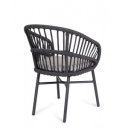 OLIVEDAS exkluzív kültéri szék - szürke