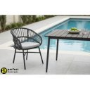 OLIVEDAS exkluzív kültéri szék - szürke