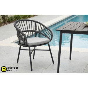 OLIVEDAS exkluzív kültéri szék - szürke BIZZOTTO