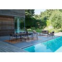 NEBULA prémium kültéri bővíthető étkezőasztal - 200-300cm - antracit