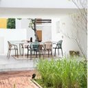 NEBULA prémium kültéri bővíthető étkezőasztal - 200-300cm - fehér