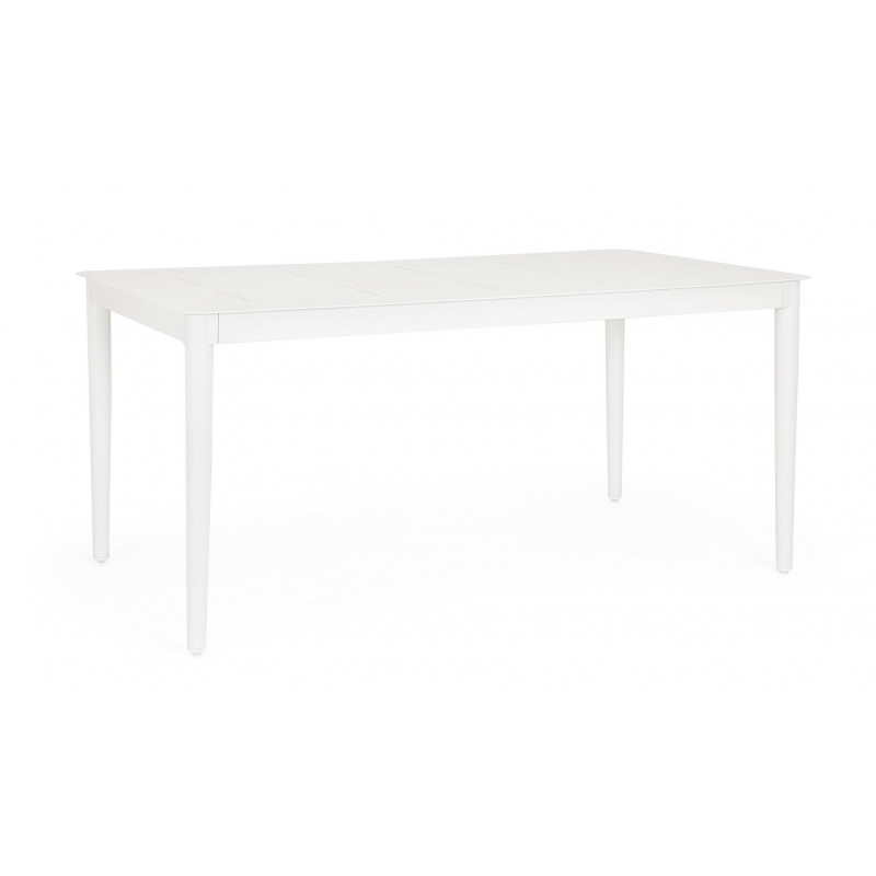 NEBULA prémium kültéri étkezőasztal - 160cm - fehér