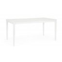 NEBULA prémium kültéri étkezőasztal - 160cm - fehér