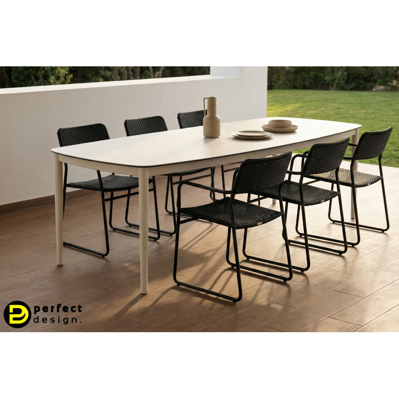 NESTOR modern kültéri étkezőasztal - 220cm