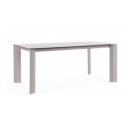 OTAVIO prémium kültéri kő étkezőasztal - 180cm - taupe