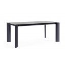 OTAVIO prémium kültéri kő étkezőasztal - 180cm - antracit