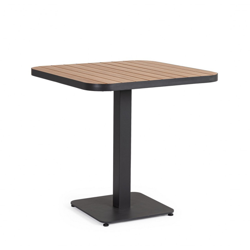 ZELMAR modern kültéri étkezőasztal - 75cm - antracit