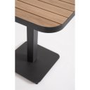 ZELMAR modern kültéri étkezőasztal - 75cm - antracit