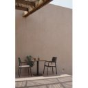 ZELMAR modern kültéri étkezőasztal - 75cm - antracit