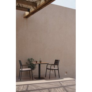 ZELMAR modern kültéri étkezőasztal - 75cm - antracit