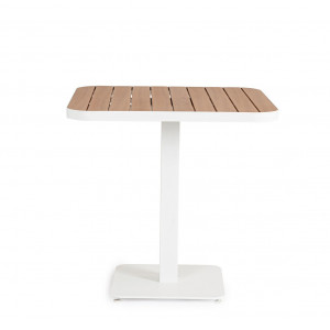ZELMAR modern kültéri étkezőasztal - 75cm - fehér