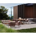 JERSEY prémium teakfa kültéri étkezőasztal - 240cm