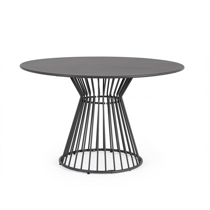 DUSTIN modern kültéri étkezőasztal - 120cm - antracit