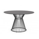 DUSTIN modern kültéri étkezőasztal - 120cm - antracit