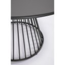 DUSTIN modern kültéri étkezőasztal - 120cm - antracit