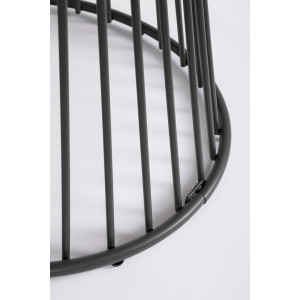 DUSTIN modern kültéri étkezőasztal - 120cm - antracit