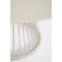 DUSTIN modern kültéri étkezőasztal - 120cm - beige