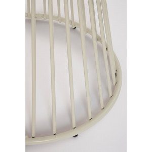 DUSTIN modern kültéri étkezőasztal - 120cm - beige
