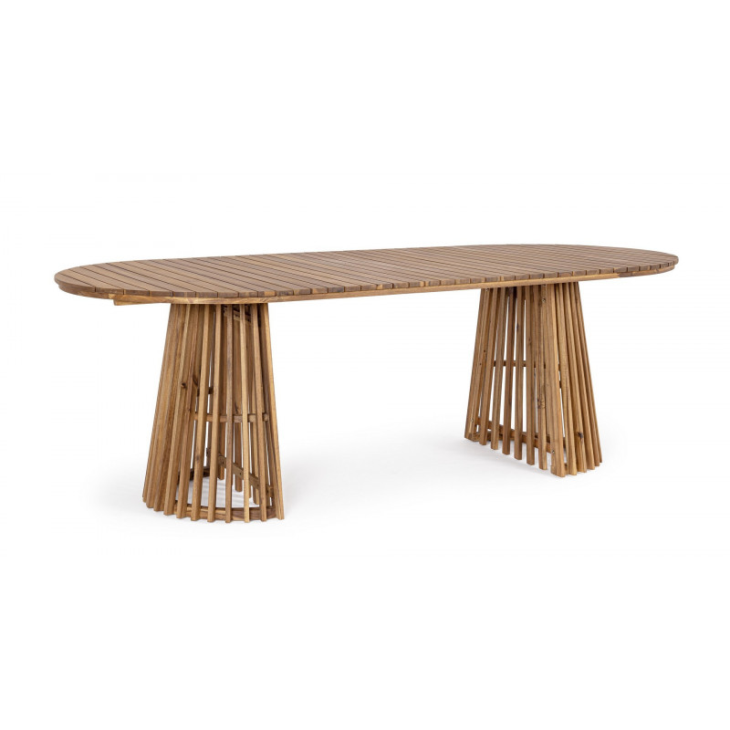 RODANO prémium akác kültéri étkezőasztal - 220cm