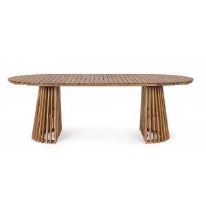 RODANO prémium akác kültéri étkezőasztal - 220cm