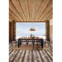 RODERICK prémium teakfa kültéri étkezőasztal - 220cm