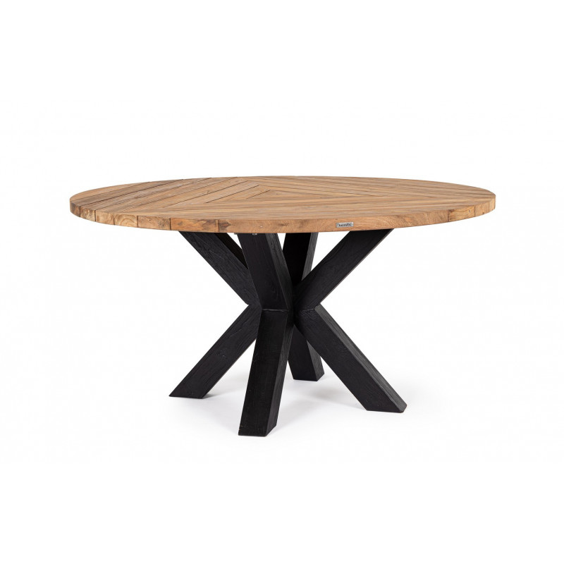 RODERICK prémium teakfa kültéri étkezőasztal - 150cm