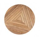 RODERICK prémium teakfa kültéri étkezőasztal - 150cm