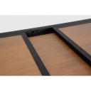 HELEN modern bővíthető kültéri étkezőasztal - 140-210cm - antracit