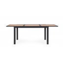 HELEN modern bővíthető kültéri étkezőasztal - 140-210cm - antracit