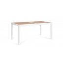 HELEN modern bővíthető kültéri étkezőasztal - 160-240cm - fehér