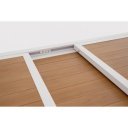 HELEN modern bővíthető kültéri étkezőasztal - 140-210cm - fehér