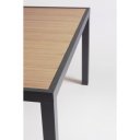 HELEN modern kültéri étkezőasztal - 136cm - antracit