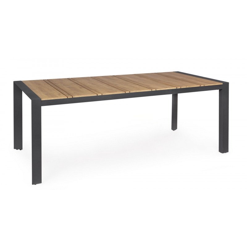 ELIAS I kültéri étkezőasztal - 198cm - antracit