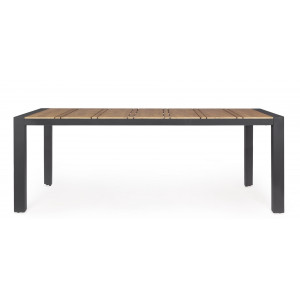 ELIAS I kültéri étkezőasztal - 198cm - antracit