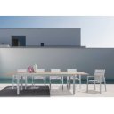 ELIAS bővíthető kültéri étkezőasztal - 200-300cm - fehér