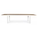 ELIAS bővíthető kültéri étkezőasztal - 200-300cm - fehér