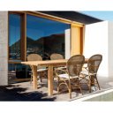 BOUNTY prémium teakfa kültéri étkezőasztal - 160-220cm