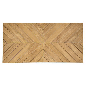 PALMDALE prémium teakfa kültéri étkezőasztal - 200cm - antracit
