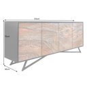 MOUNTAIN SOUL-II különleges kőfurnéros komód - 175cm