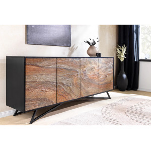 MOUNTAIN SOUL-II különleges kőfurnéros komód - 175cm