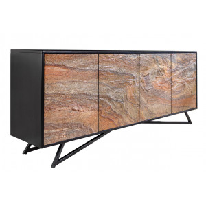 MOUNTAIN SOUL-II különleges kőfurnéros komód - 175cm