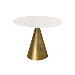 ELEGANCIA design kerek étkezőasztal - 100cm - fehér