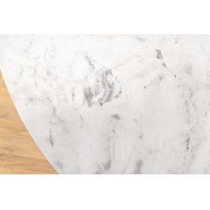 ELEGANCIA design kerek étkezőasztal - 100cm - fehér