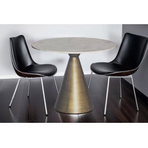 ELEGANCIA design kerek étkezőasztal - 100cm - fehér Étkezőasztalok