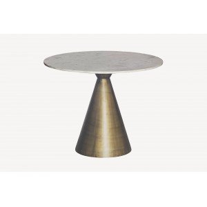 ELEGANCIA design kerek étkezőasztal - 100cm - fehér