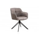 EUPHORIA prémium bőr szék - taupe