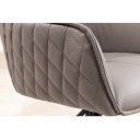 EUPHORIA prémium bőr szék - taupe