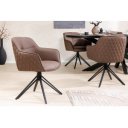 EUPHORIA prémium bőr szék - barna