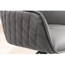 EUPHORIA prémium bőr szék - szürke